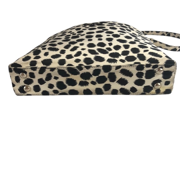 PURSE - Women's Black and White Dalmatian Print Water Resistant Bag - Picture 10 of 16